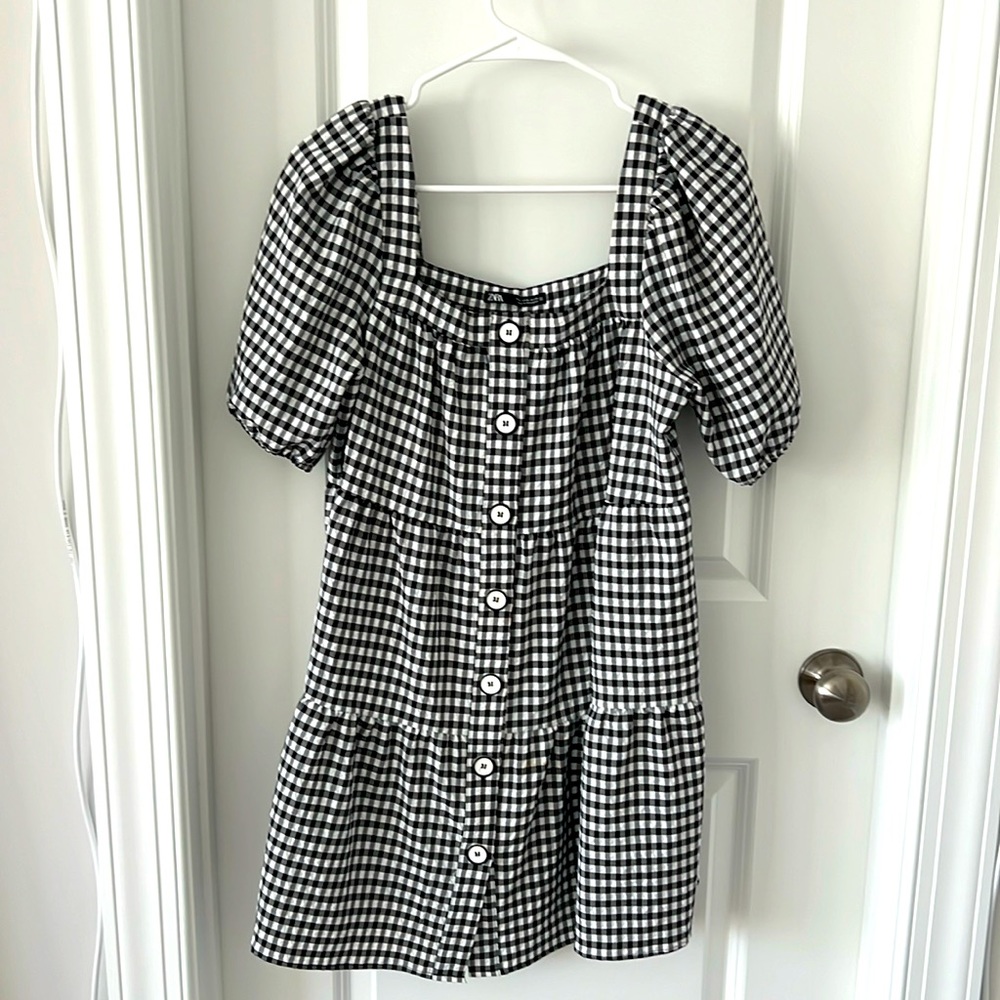 Checker dress. Great for beach outings or just because…